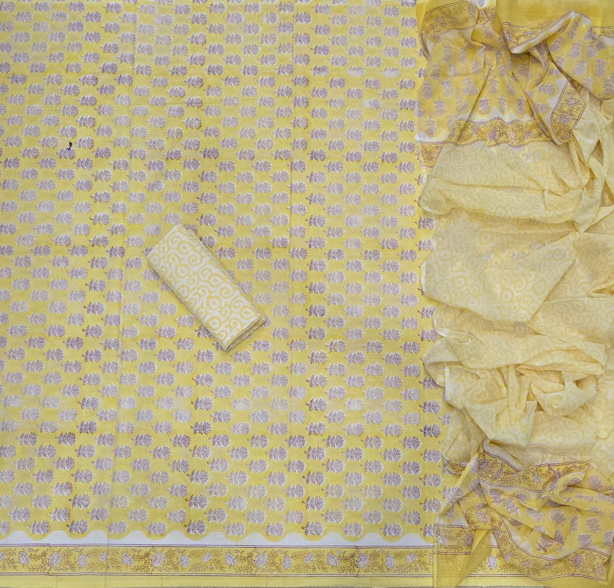 Celestial Pure Cotton Print Suit Set (Luxury Feel)