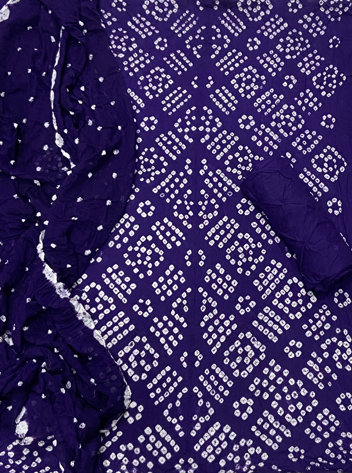 Pure Bandhej Cambric Cotton Suit Set