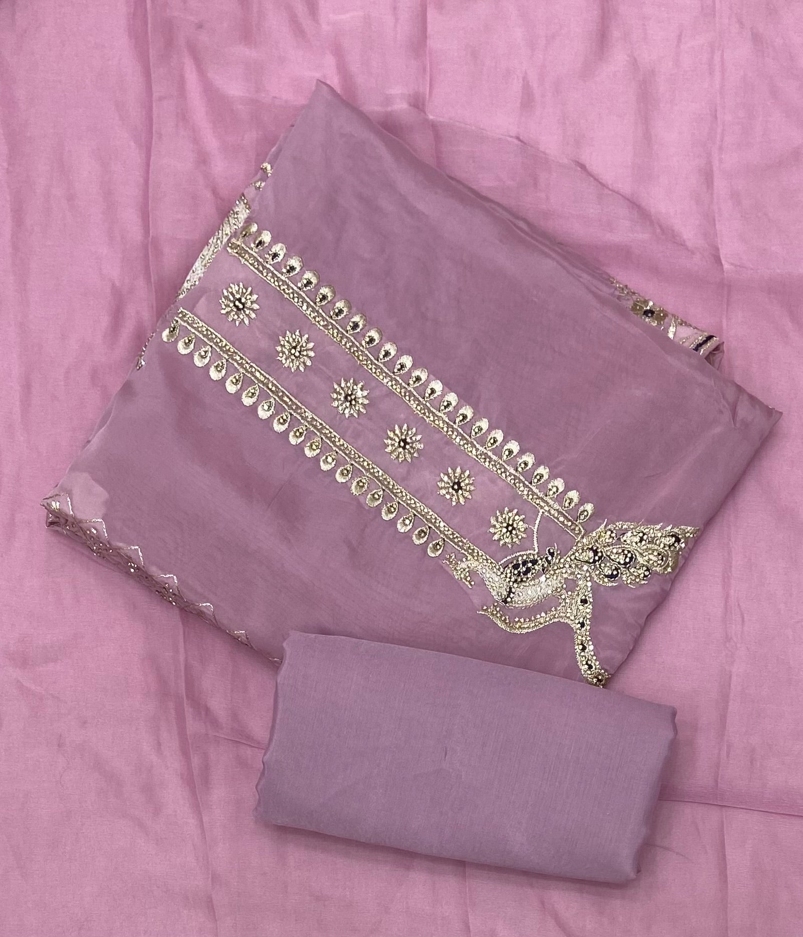 Classy Organza Silk Suit Set