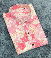 Sanganeri Pure Cotton Men’s Shirt