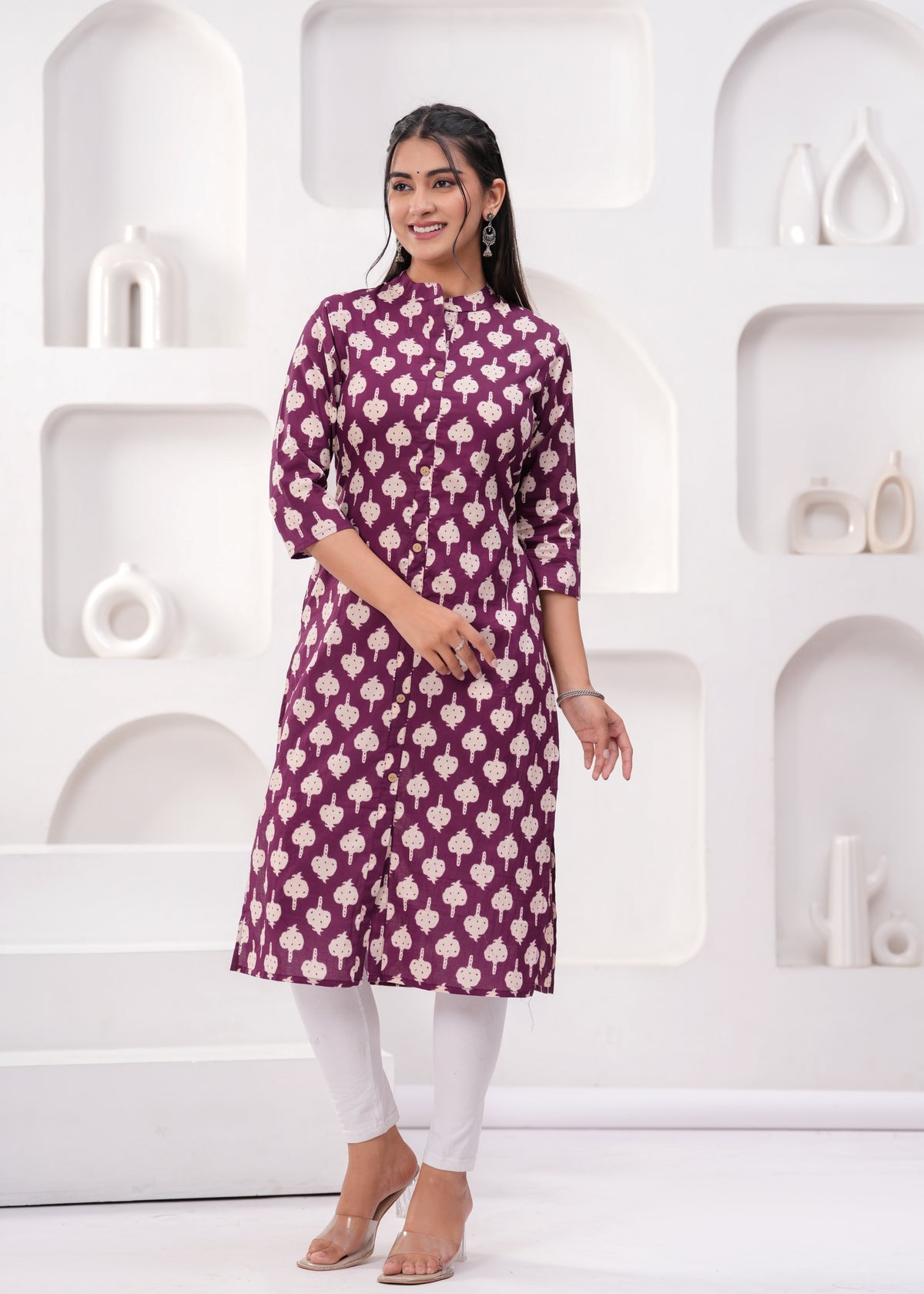 Pure Sanganeri Cotton Print Kurti