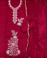 Radiant Gold Crush Crunchy Beeds Work Suit Set