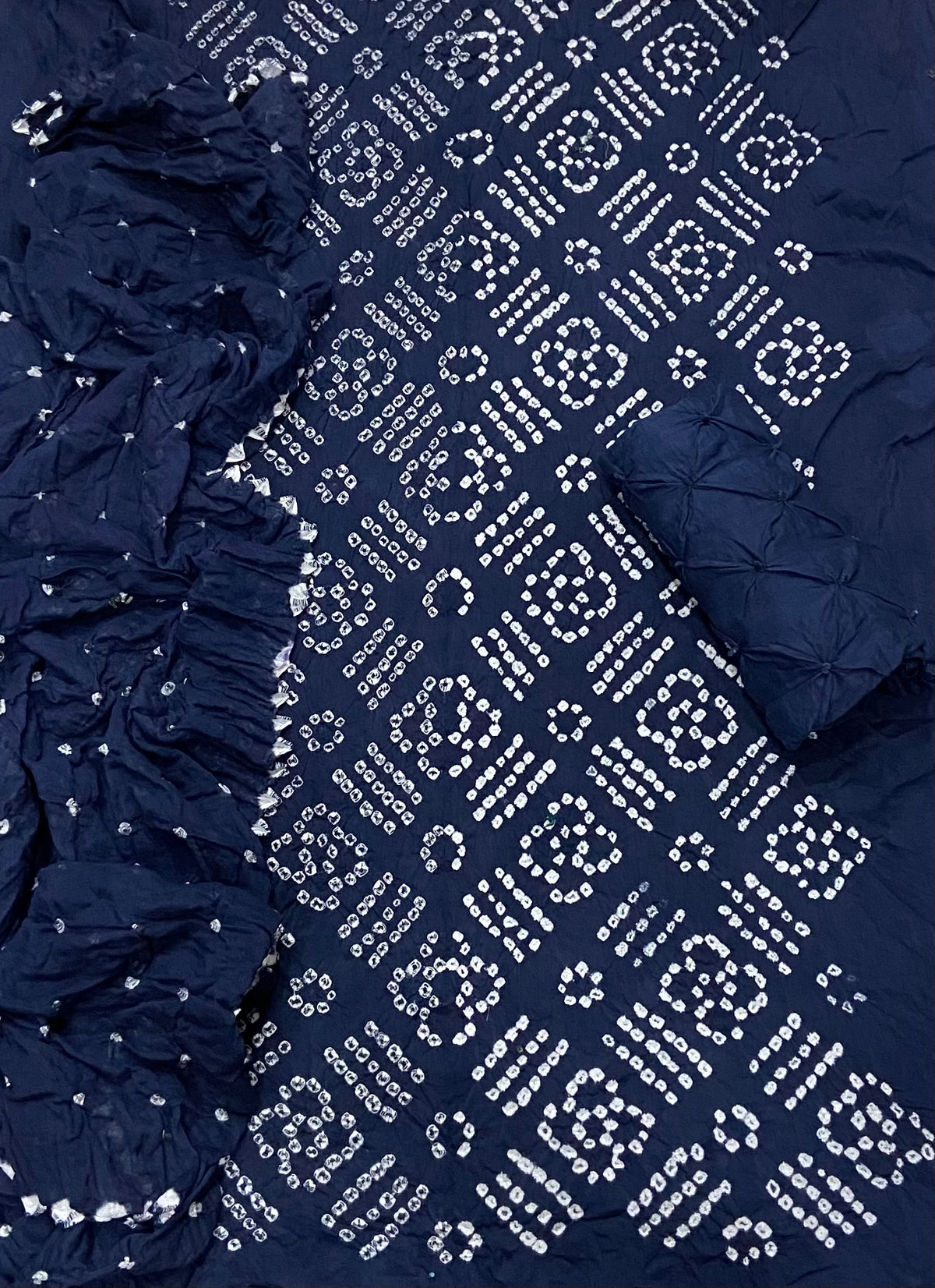 Pure Bandhej Cambric Cotton Suit Set