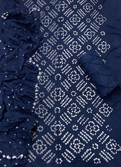 Pure Bandhej Cambric Cotton Suit Set