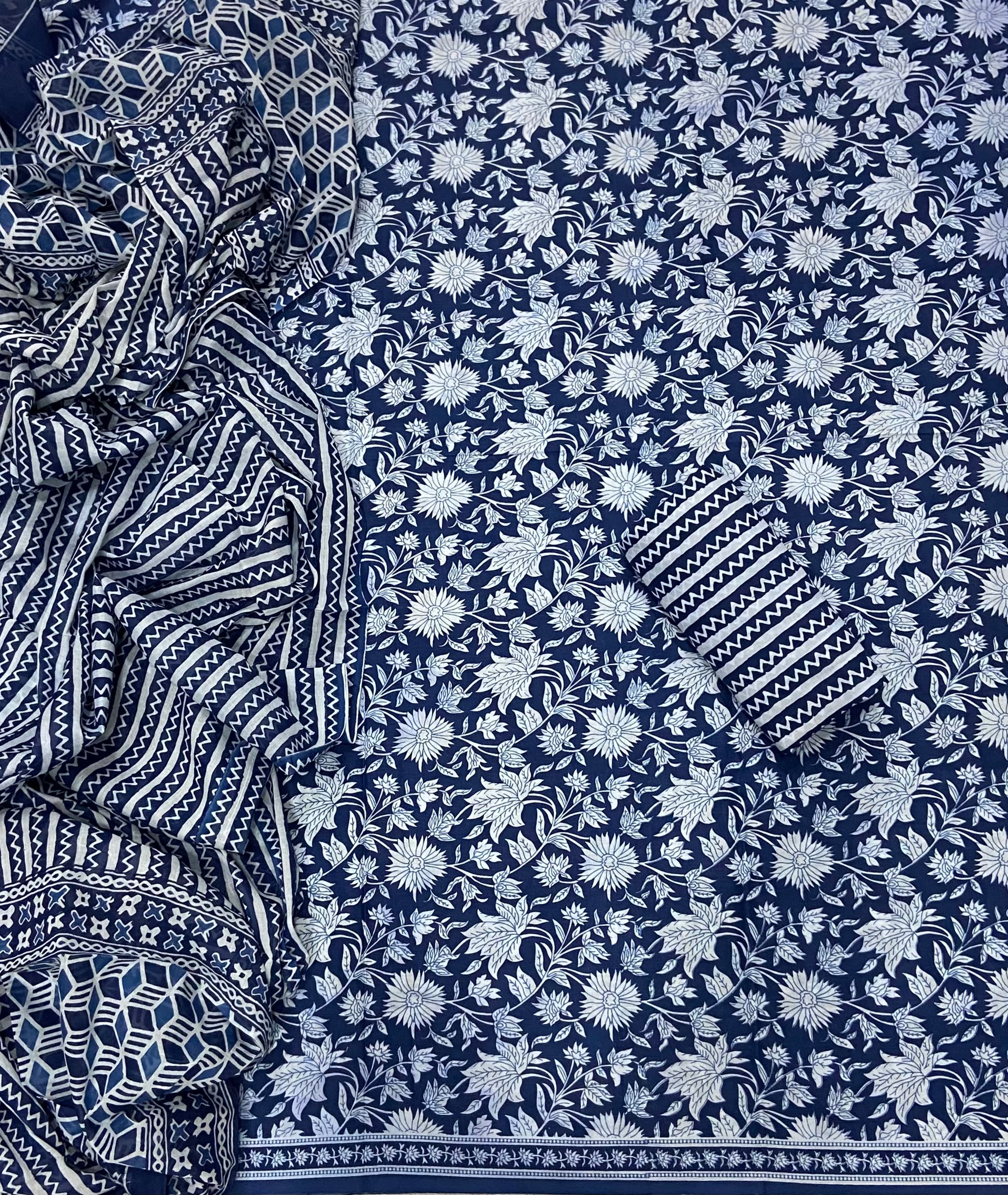 Celestial Pure Cotton Print Suit Set (Luxury Feel)