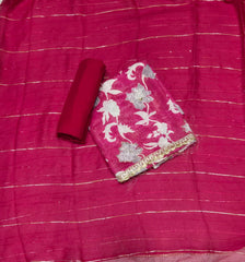 Fancy Burberry Digital Print Suit Set with Pearl & Cutdana Work