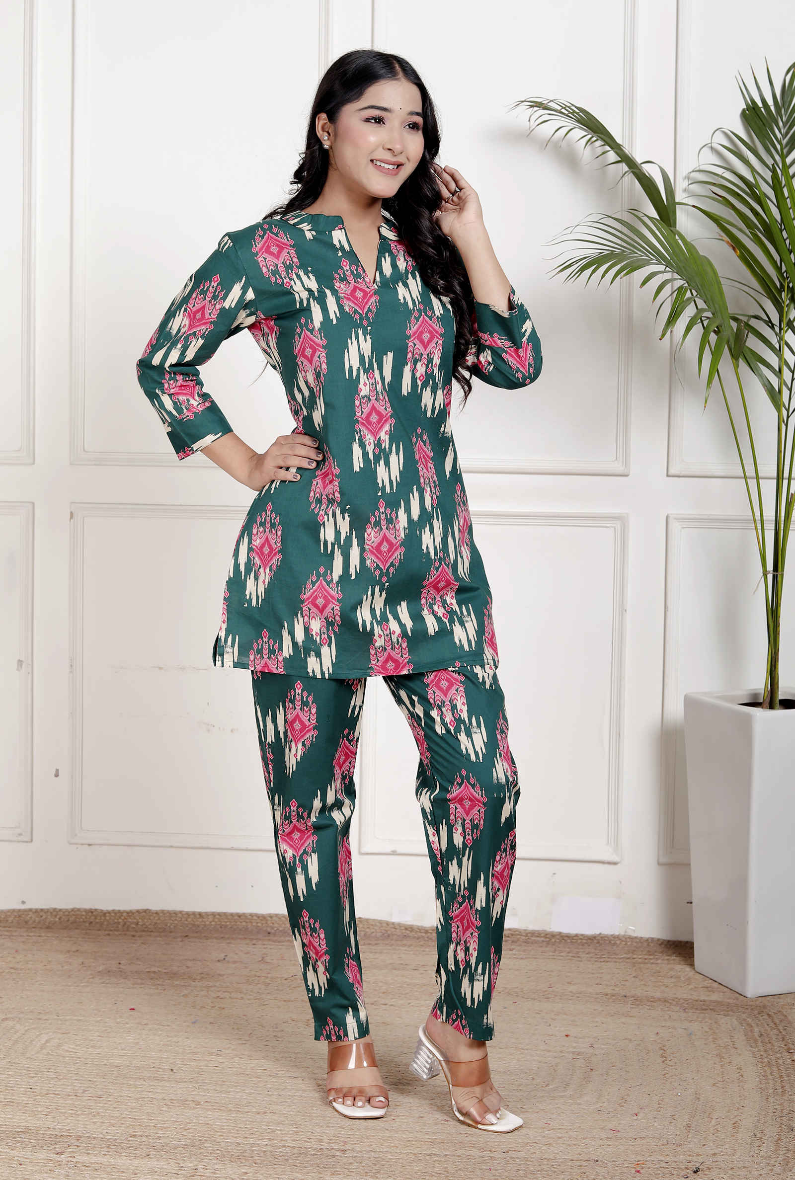 Pure Sanganeri Cotton Co-ord Set