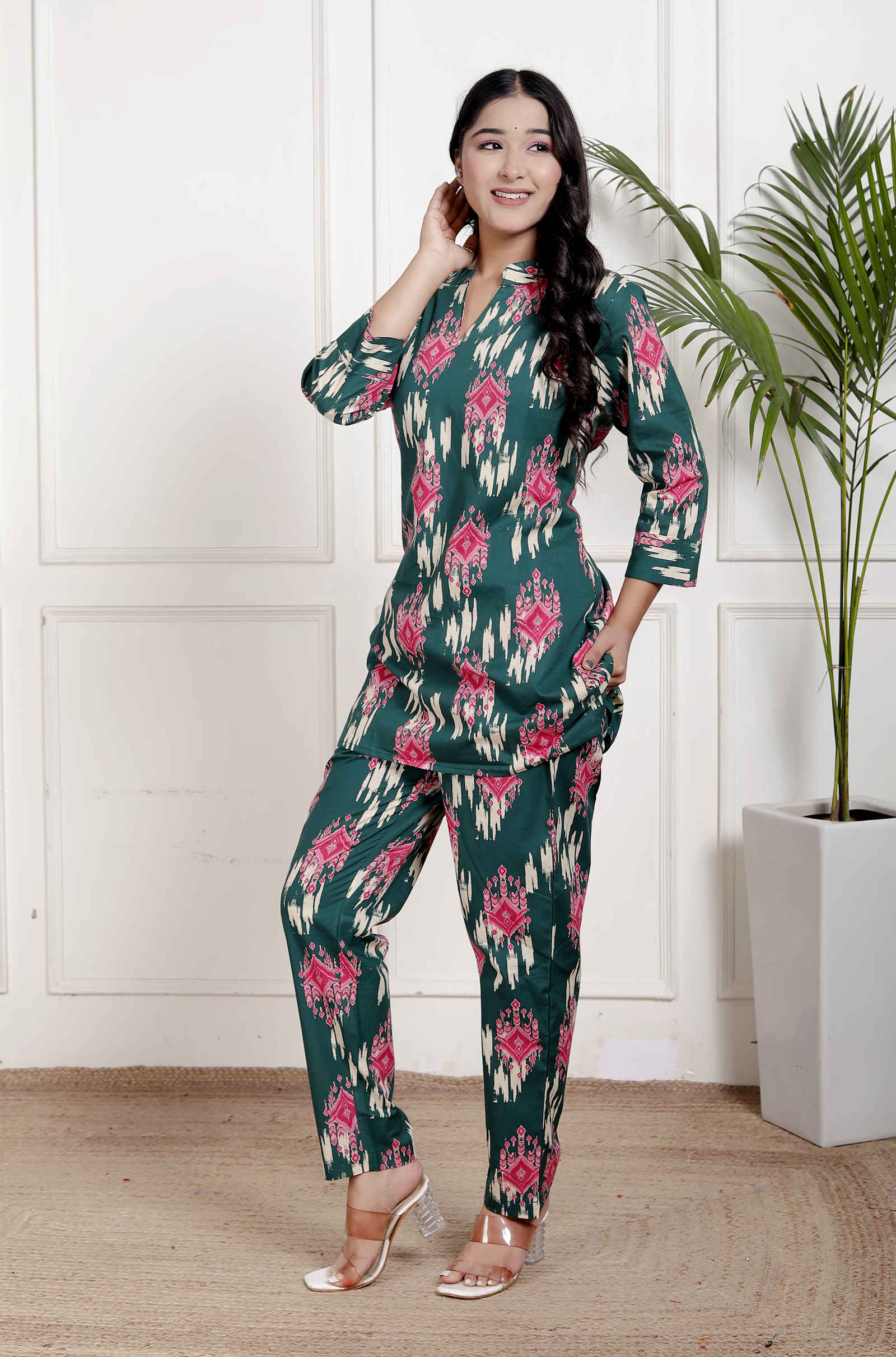 Pure Sanganeri Cotton Co-ord Set