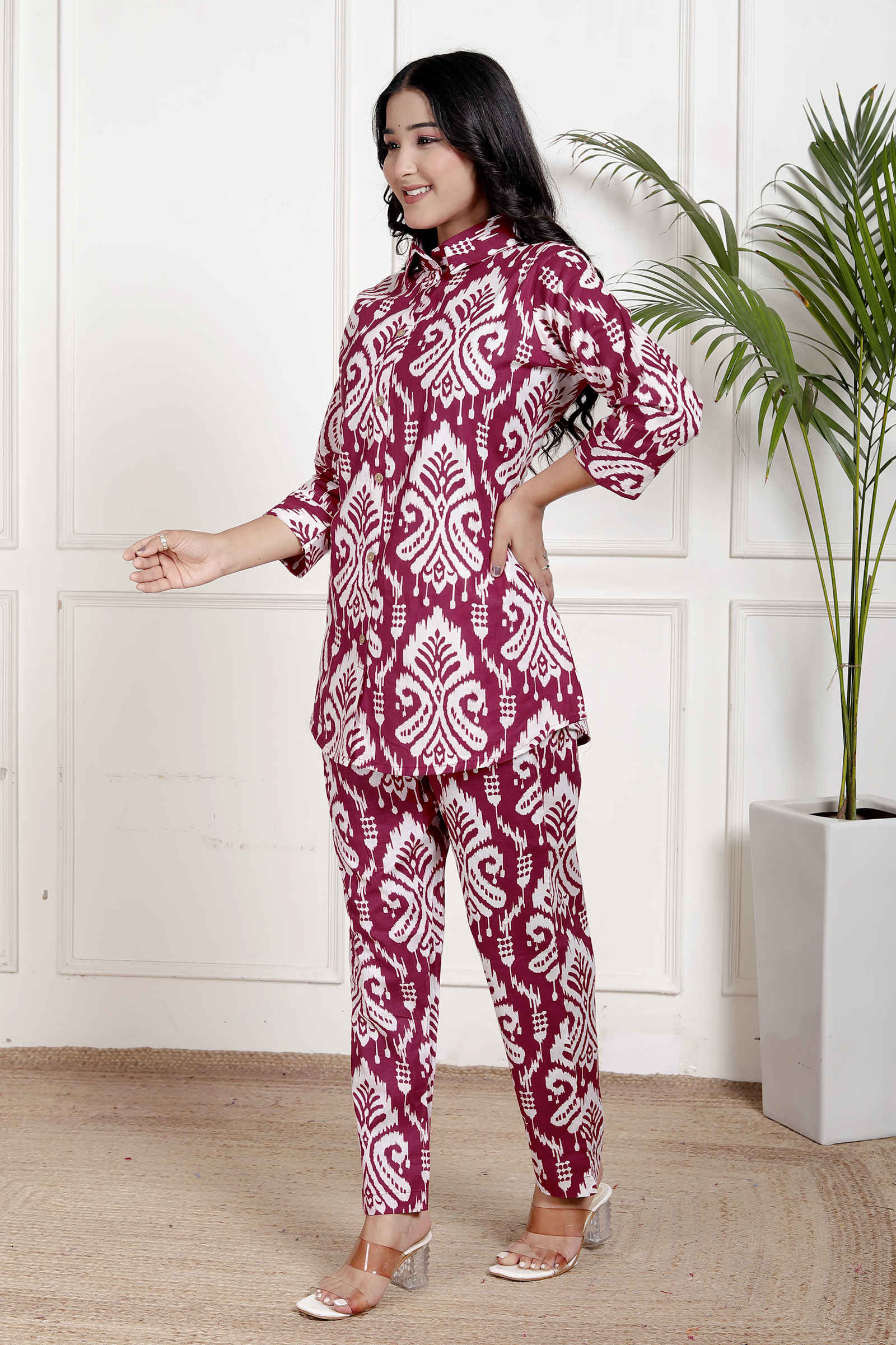 Pure Sanganeri Cotton Co-ord Set