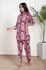 Pure Sanganeri Cotton Co-ord Set
