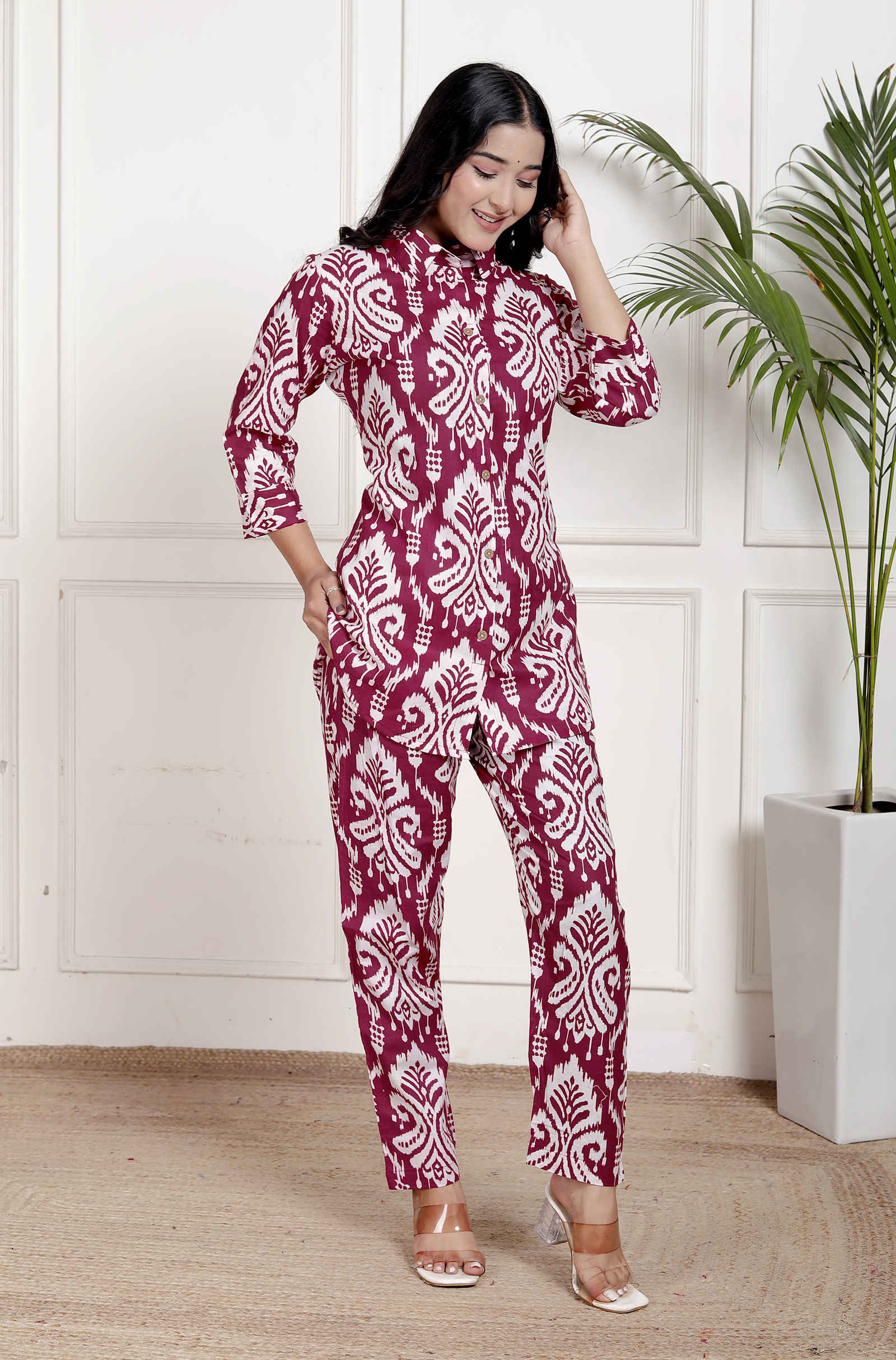 Pure Sanganeri Cotton Co-ord Set
