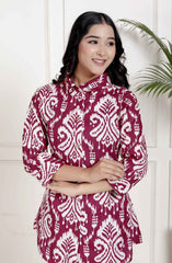 Pure Sanganeri Cotton Co-ord Set