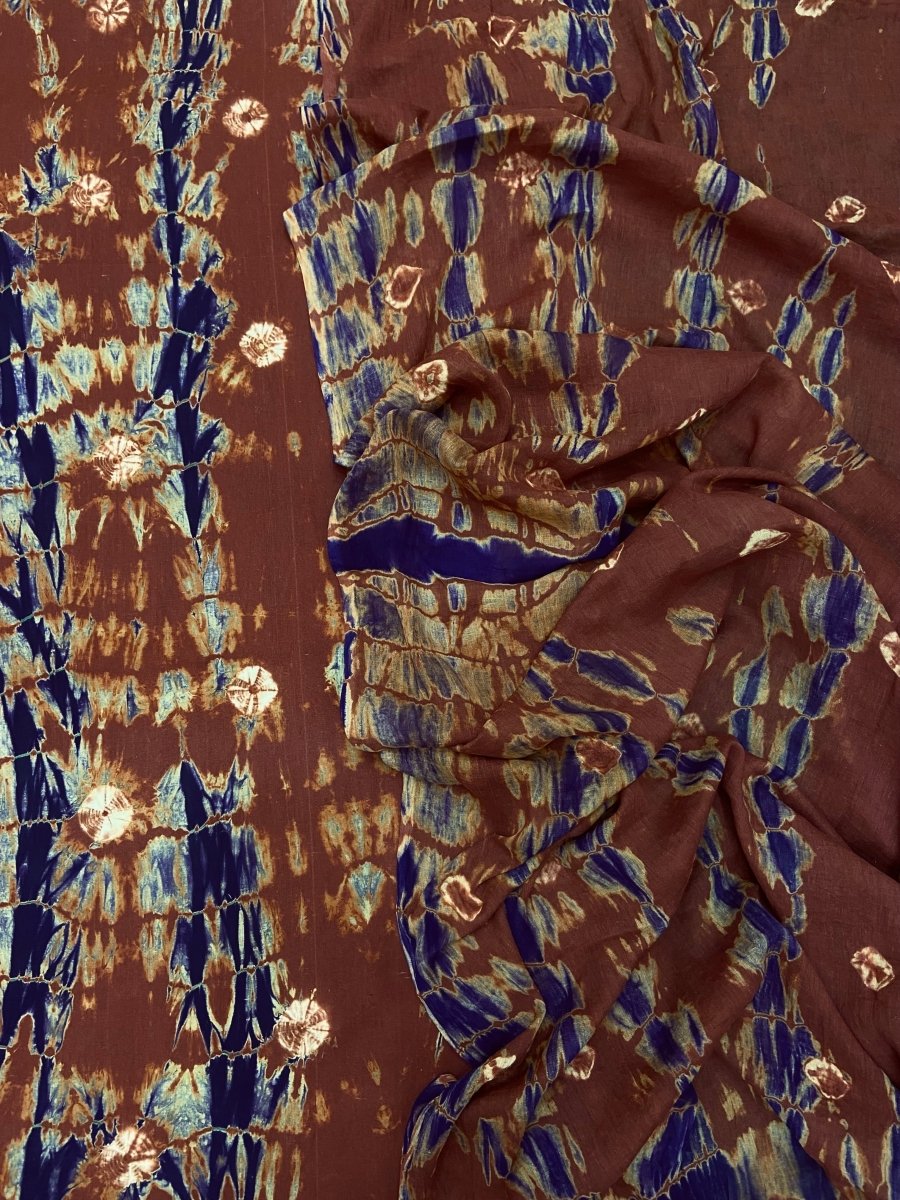 Allover Classic Tie Dye Suit (Brown) - Yanchi