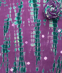 Allover Classic Tie Dye Suit (Purple - Green) - Yanchi