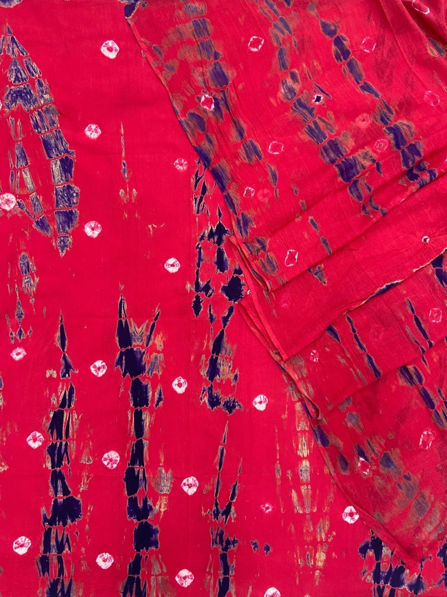Allover Classic Tie Dye Suit (Red - Blue) - Yanchi