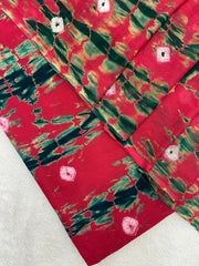 Allover Classic Tie Dye Suit (Red - Green) - Yanchi