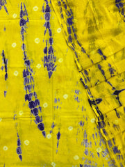 Allover Classic Tie Dye Suit (Yellow - Purple) - Yanchi