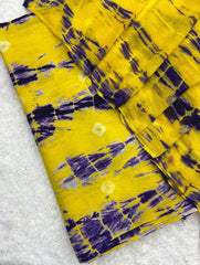 Allover Classic Tie Dye Suit (Yellow - Purple) - Yanchi