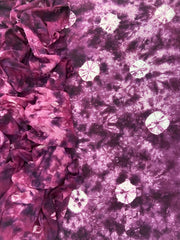 Allover Elegant Tie Dye Suit (Purple) - Yanchi