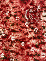 Allover Premium Tie Dye Suit (Light Red with Black print) - Yanchi