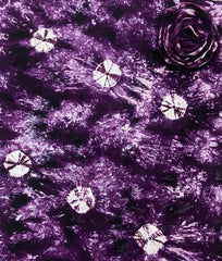 Allover Premium Tie Dye Suit (Purple - Black) - Yanchi