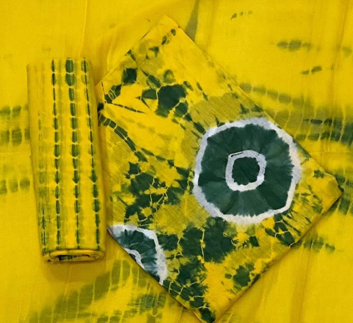 Bandhej Cotton Suit Set - Yanchi