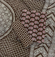 Block Print Elegant Cotton Suit - Yanchi