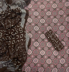 Block Print Elegant Cotton Suit - Yanchi