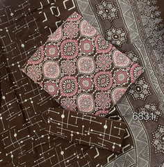 Block Print Elegant Cotton Suit - Yanchi