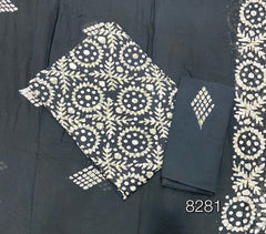 Block Print Elegant Cotton Suit Set - Yanchi