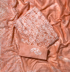 Block Print Elegant Cotton Suit Set - Yanchi