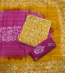 Block Print Elegant Cotton Suit Set - Yanchi