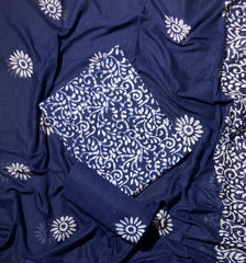 Block Print Elegant Cotton Suit Set - Yanchi