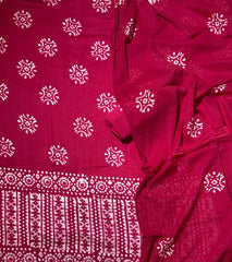 Block Print Elegant Cotton Suit Set - Yanchi