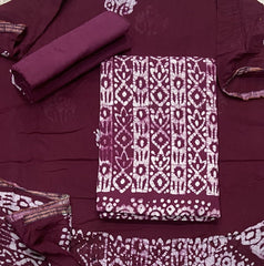 Block Print Elegant Cotton Suit Set - Yanchi
