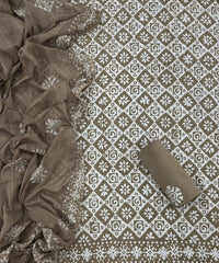Block Print Elegant Cotton Suit Set - Yanchi