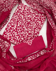 Block Print Elegant Cotton Suit Set - Yanchi