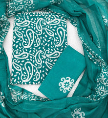 Block Print Elegant Cotton Suit Set - Yanchi