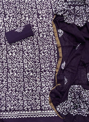 Block Print Elegant Cotton Suit Set - Yanchi