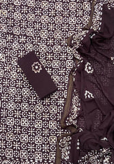 Block Print Elegant Cotton Suit Set - Yanchi