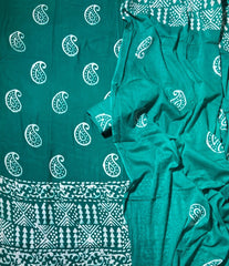 Block Print Elegant Cotton Suit Set - Yanchi