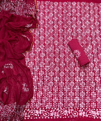 Block Print Elegant Cotton Suit Set - Yanchi
