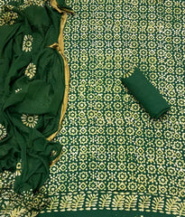 Block Print Elegant Cotton Suit Set - Yanchi