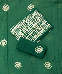 Block Print Elegant Cotton Suit Set - Yanchi