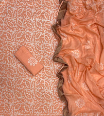 Block Print Elegant Cotton Suit Set - Yanchi