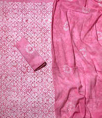 Block Print Elegant Cotton Suit Set - Yanchi