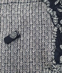 Block Print Elegant Cotton Suit Set (w/ Mirror Work) - Yanchi