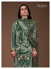 Netra Winter Velvet Suit Set