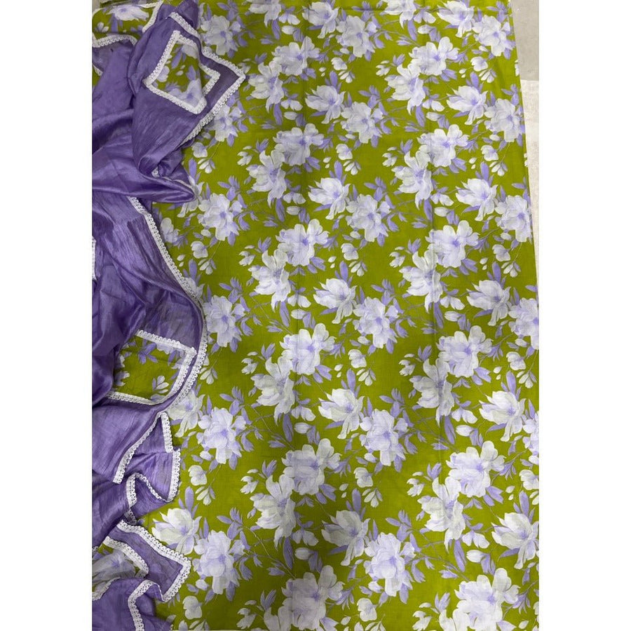 Cambric Cotton Print Suit Set - Yanchi