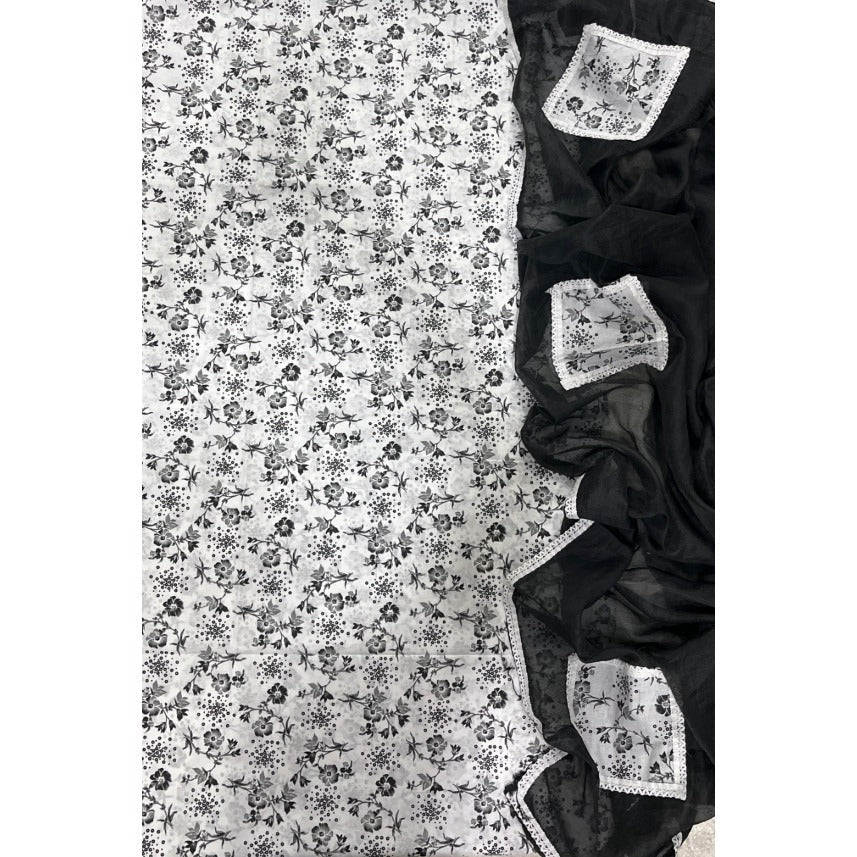 Cambric Cotton Print Suit Set - Yanchi